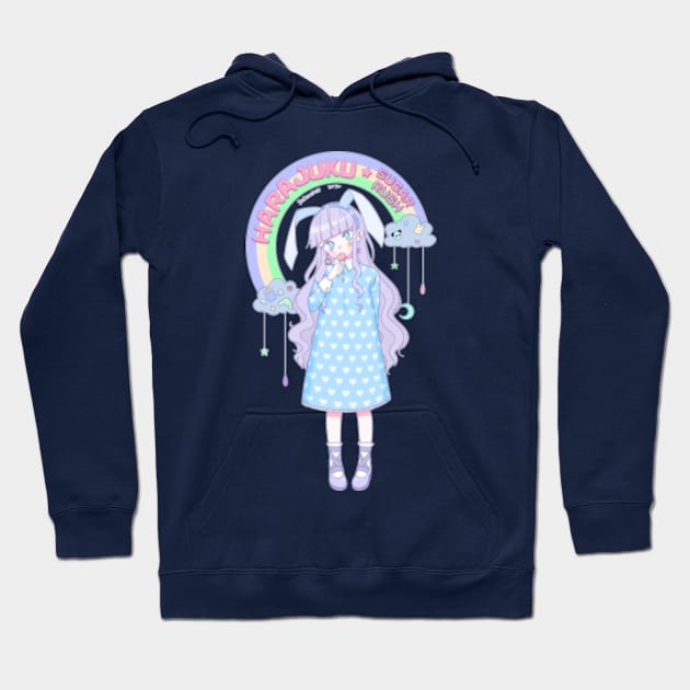 HARAJUKU PU Hoodie by Bakaneko33